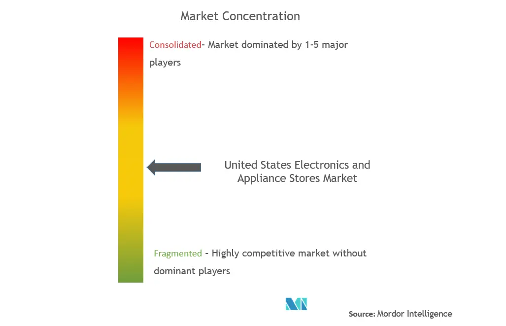 United States Electronics and Appliance Stores Market Concentration