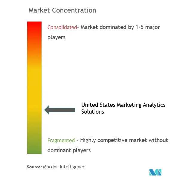 Marktkonzentration für Marketinganalysen in den USA