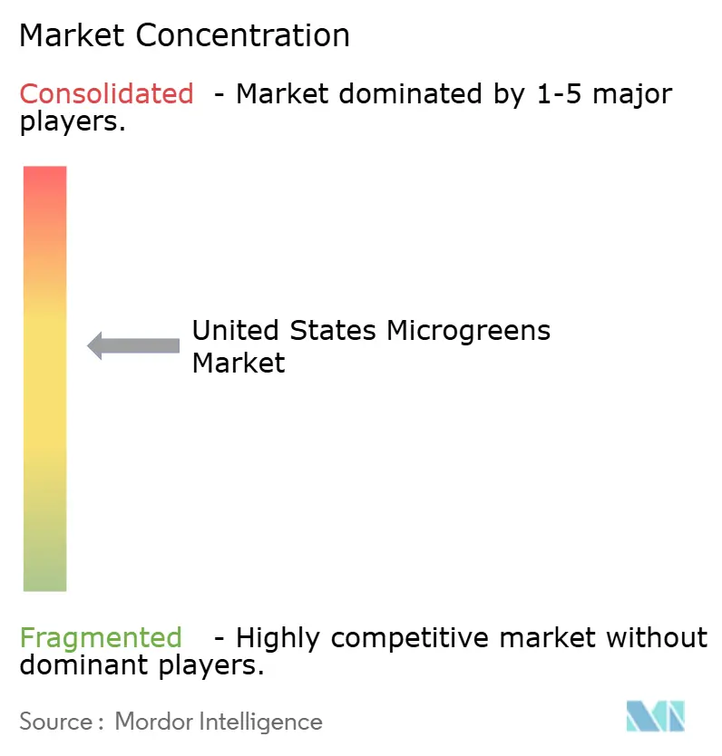 United States Microgreens Market Concentration