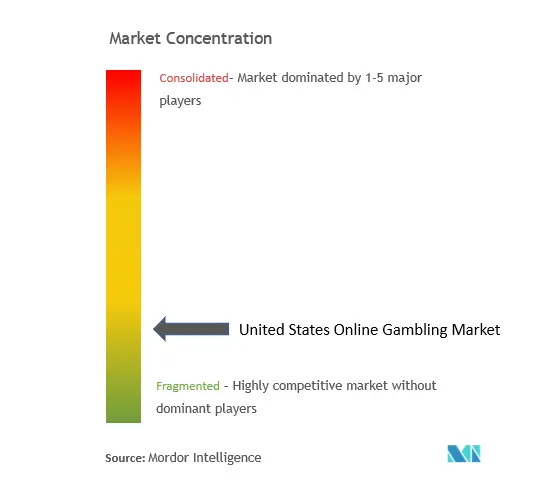 United States Online Gambling Market Concentration
