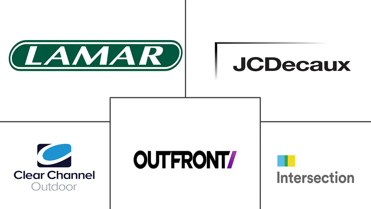 Major players in United States OOH and DOOH industry