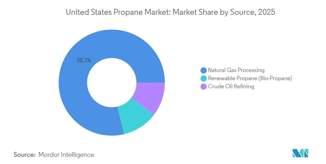 United States Propane Market: Market Share by Source, 2025