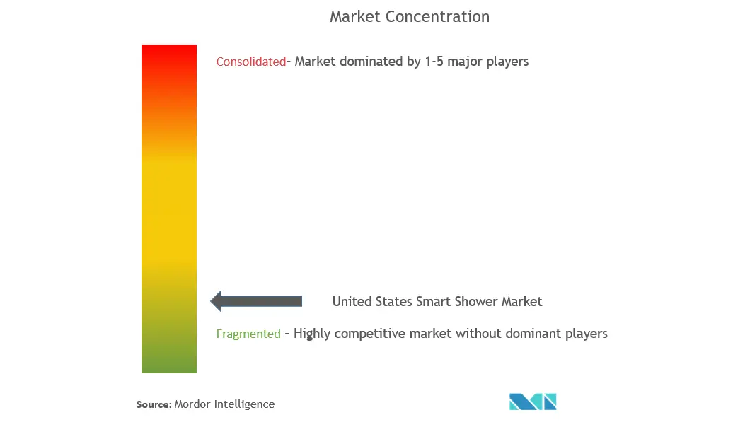 United States Smart Shower Market Concentration
