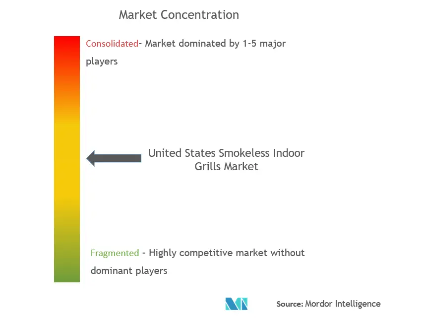 United States Smokeless Indoor Grills Market Concentration