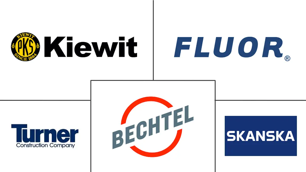 Hauptakteure in Markt für gewerbliche Bauwirtschaft in den Vereinigten Staaten Branche