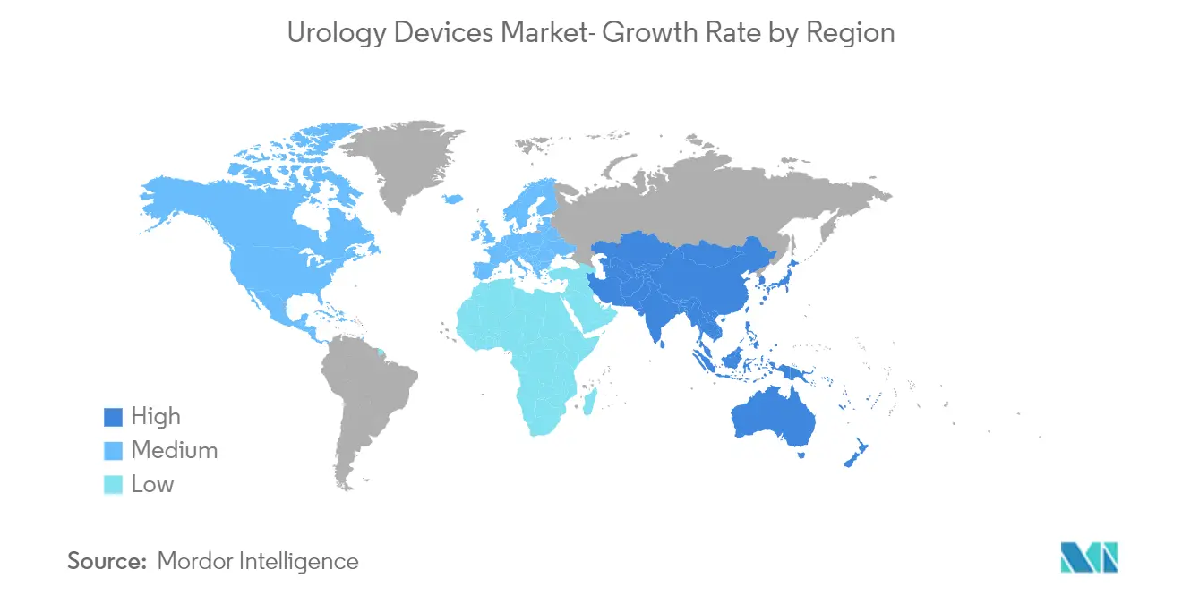 Urology Devices Market- Growth Rate by Region