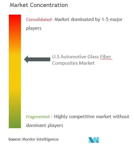 Composites de fibre de verre pour automobiles aux États-UnisConcentration du marché