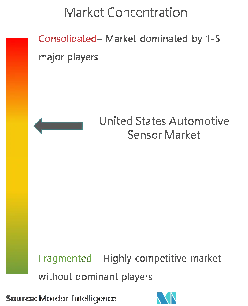 US Automotive Sensors Market Concentration