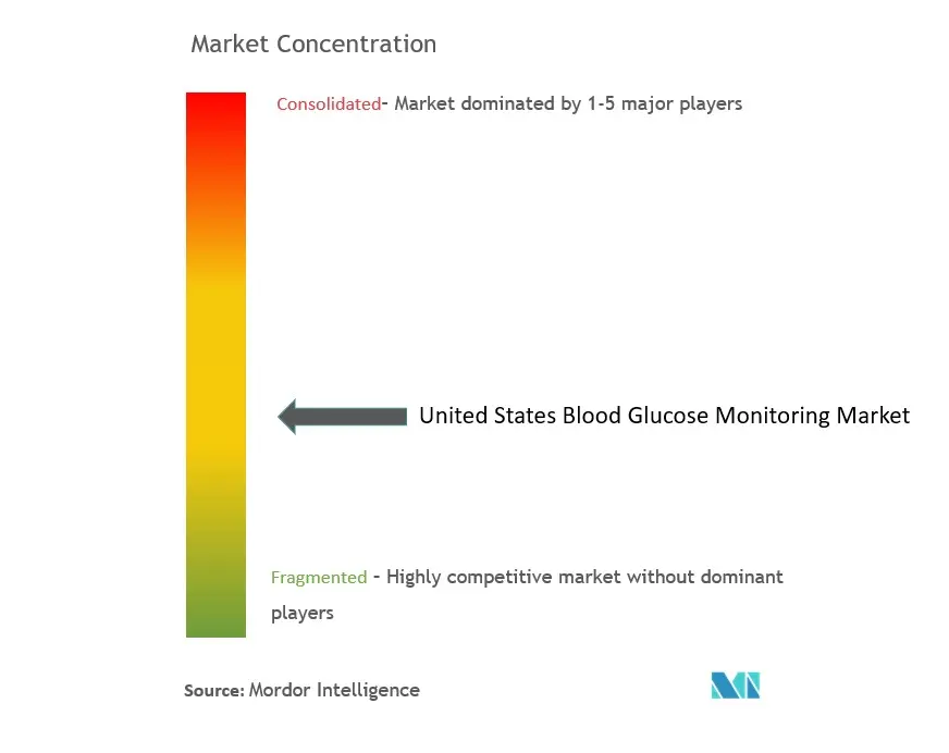 United States Blood Glucose Monitoring Market Concentration