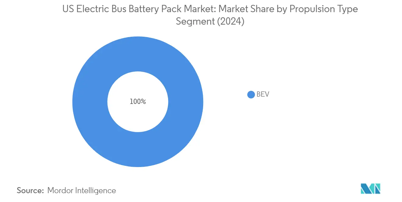Market Analysis of US Electric Bus Battery Pack Market: Chart for Propulsion Type