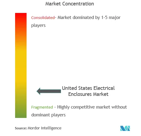 Boîtiers électriques américainsConcentration du marché