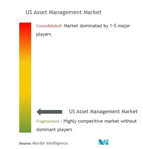 Gestión de activos de EE. UU.Concentración del Mercado