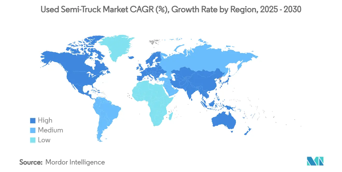 중고 세미메이저 바카라사이트 굿모닝 시장 CAGR(%), 지역별 성장률