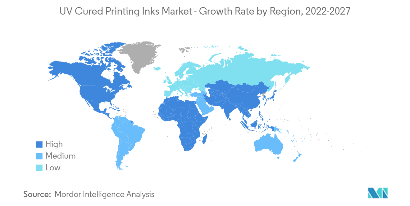 UV Cured Printing Inks Market - Regional Trends