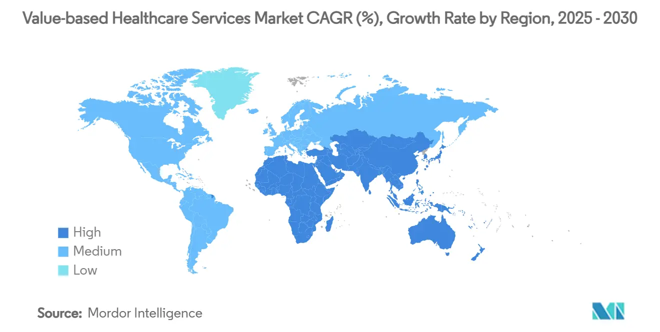 Value-based Healthcare Services Market CAGR (%), Growth Rate by Region