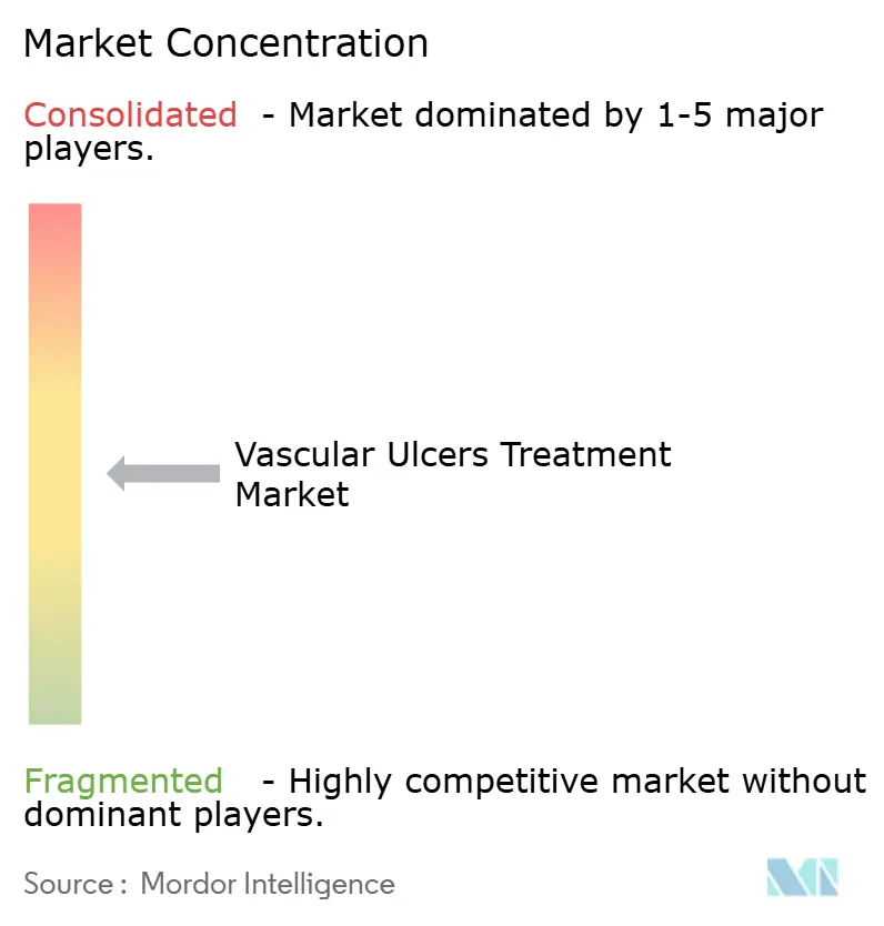 Vascular Ulcers Treatment Market Concentration