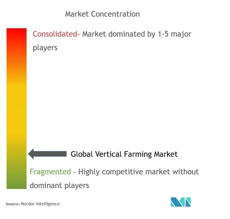 Concentração do Mercado da Agricultura Vertical