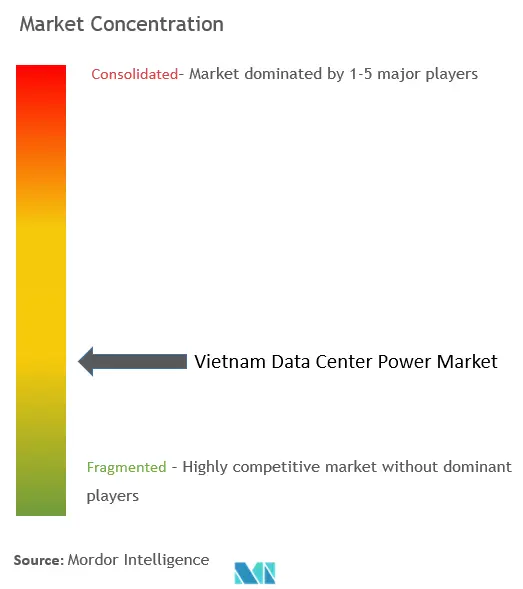 Vietnam Data Center Power Market Concentration