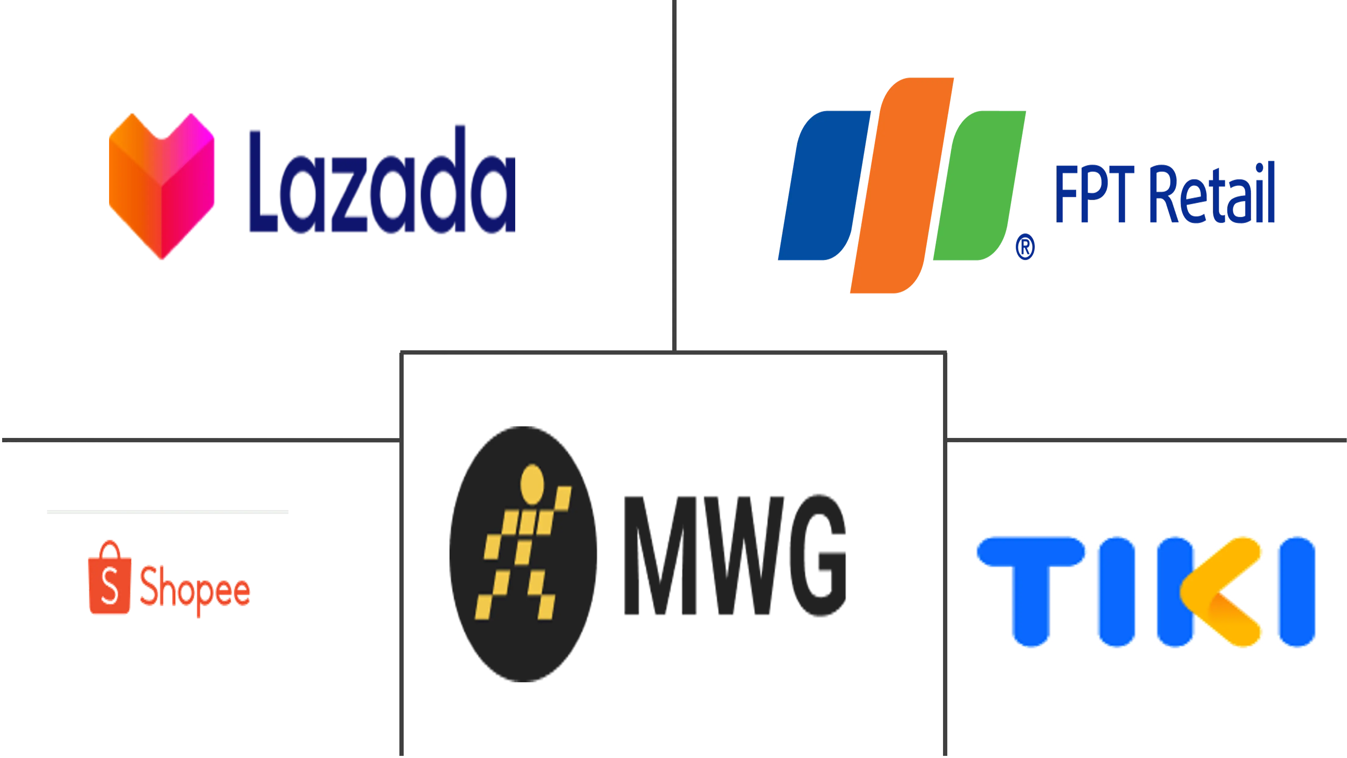 Major players in Vietnam E-commerce industry