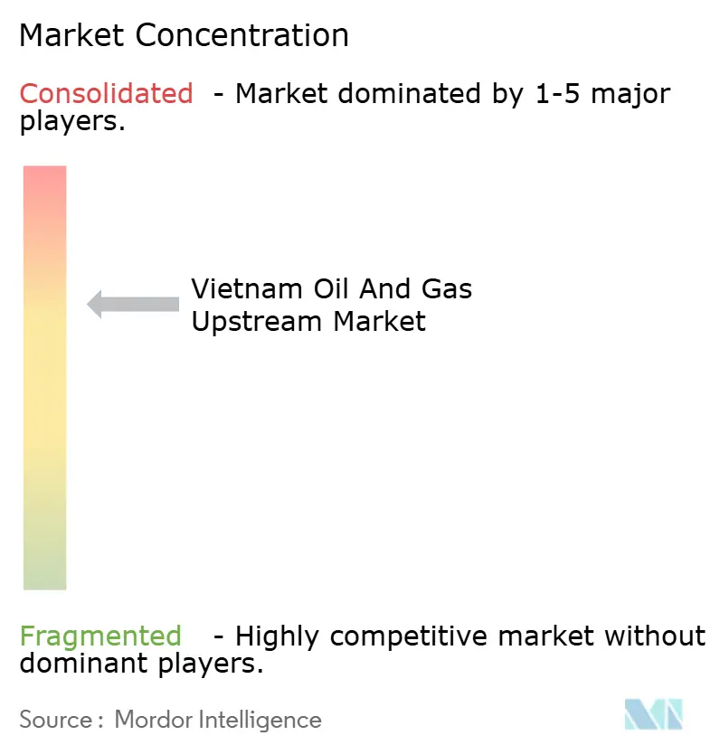 Vietnam Oil & Gas Upstream Market Concentration