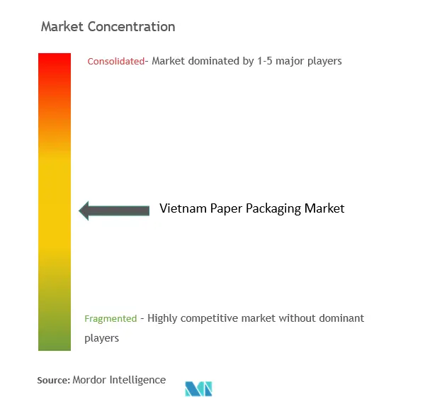 Vietnam Paper Packaging Market Concentration