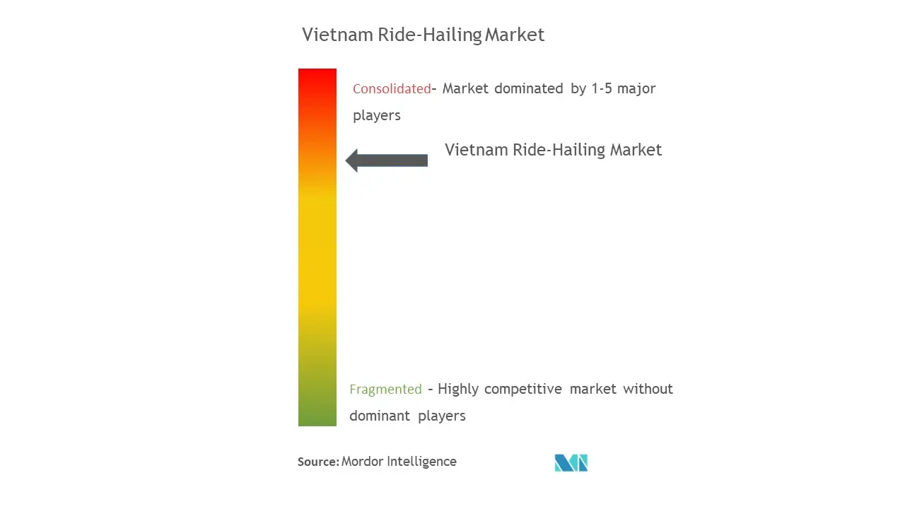 Konzentration des Ride-Hailing-Marktes in Vietnam
