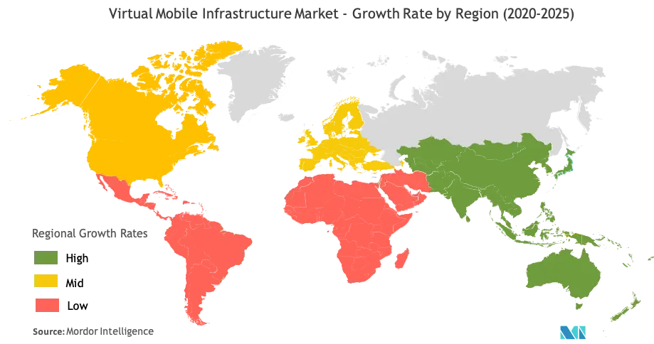 Virtual Mobile Infrastructure Market Growth by Region