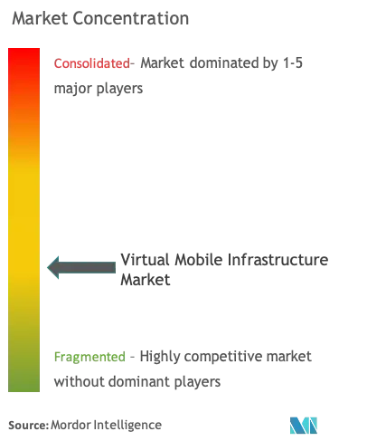 Marktkonzentration für virtuelle mobile Infrastruktur