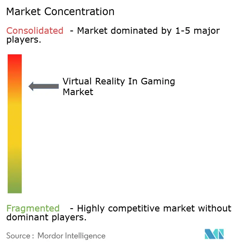 Virtual Reality In Gaming Market Concentration