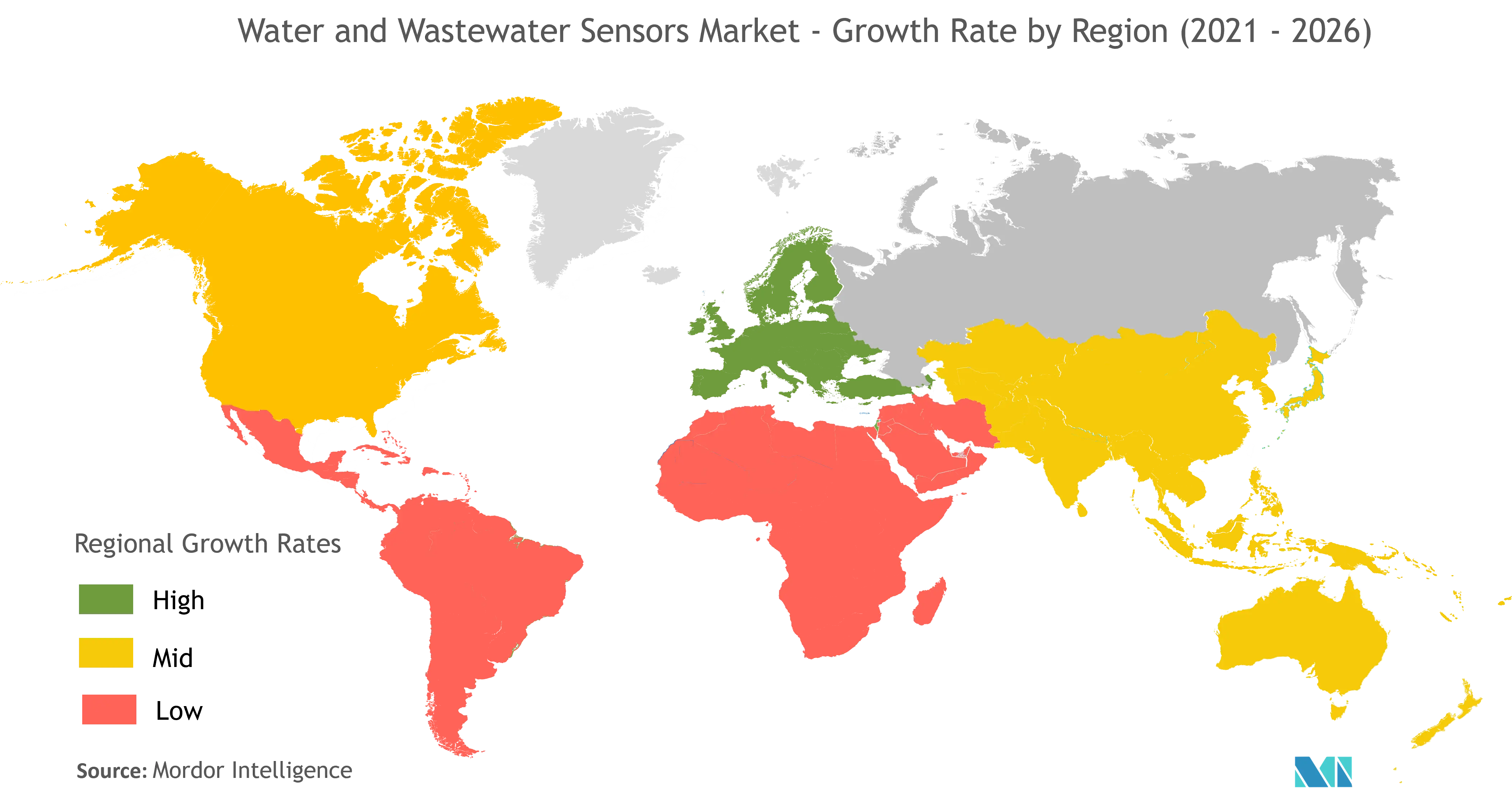 Water and Wastewater Sensors Market Share