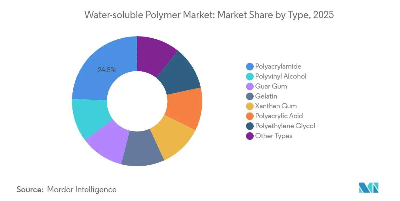 Water-soluble Polymer Market: Market Share by Type