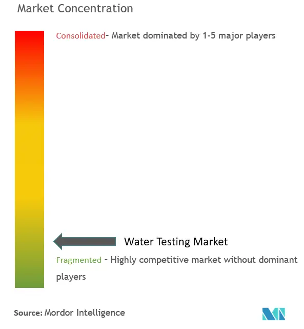 水质检测市场集中度