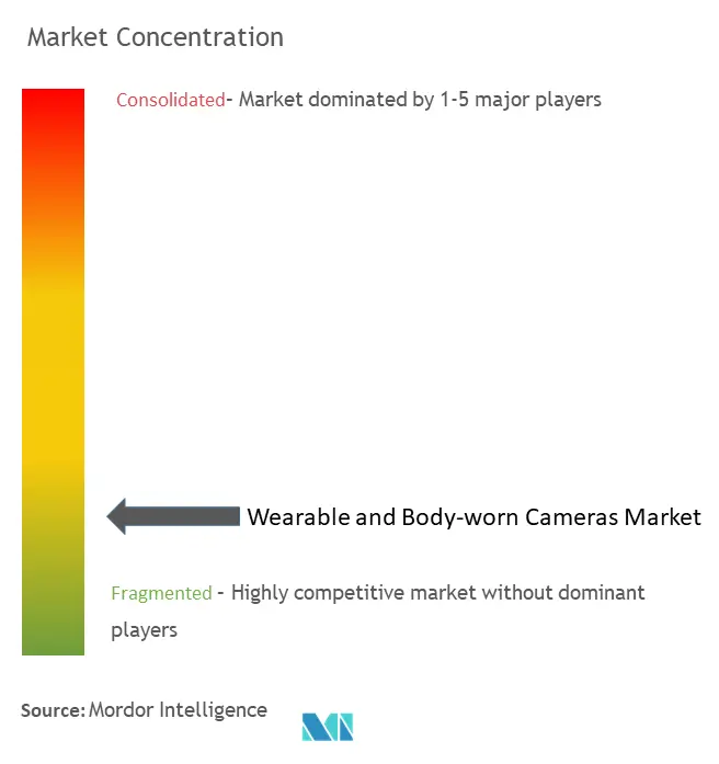 Wearable and Body-worn Cameras Market Concentration