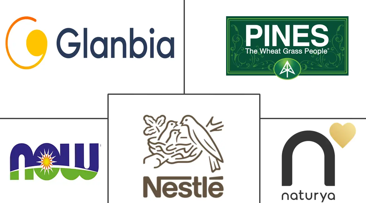 Major players in Wheatgrass Product industry