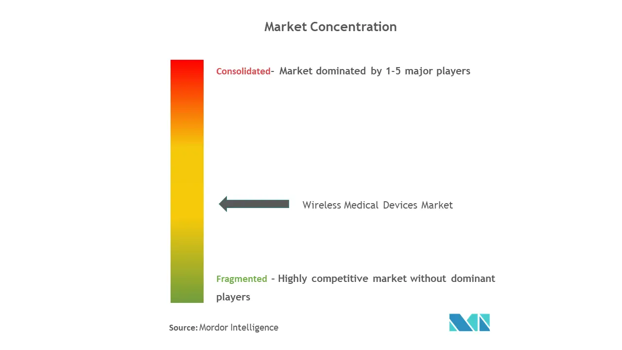 Wireless Medical  Device Market Concentration