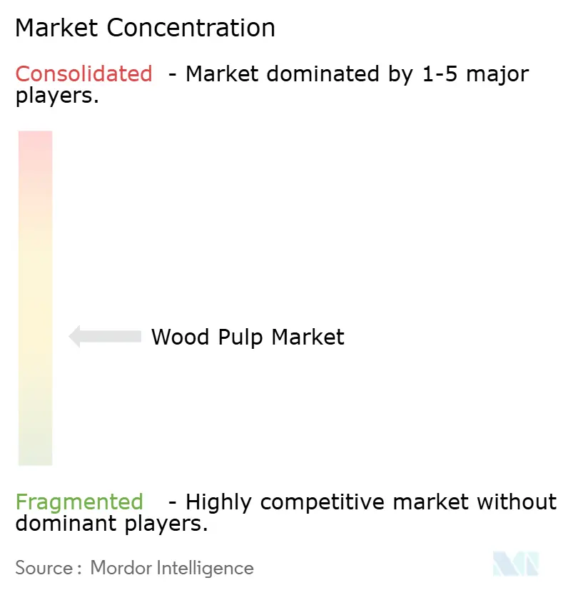 Wood Pulp Market Concentration