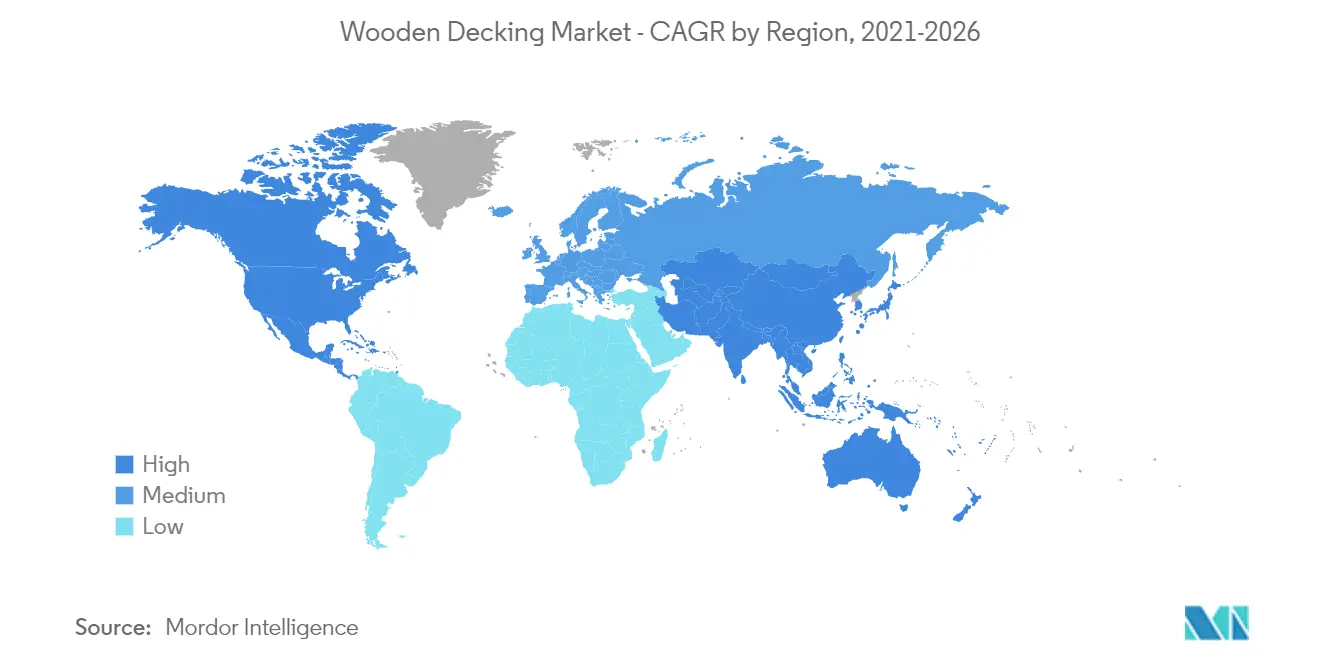 Wooden Decking Market Growth By Region
