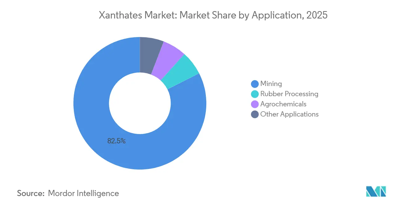 Xanthates Market: Market Share by Application