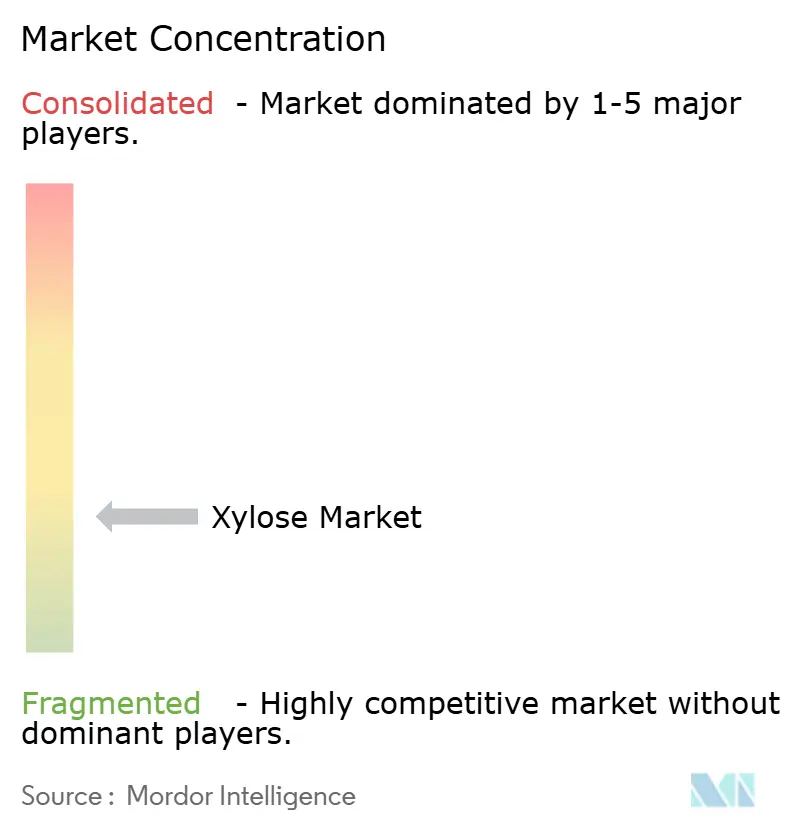 Xylose Market Concentration